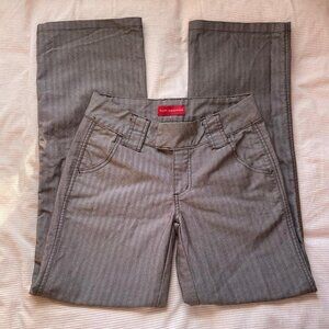 Y2K Brown Pin Stripe Pants